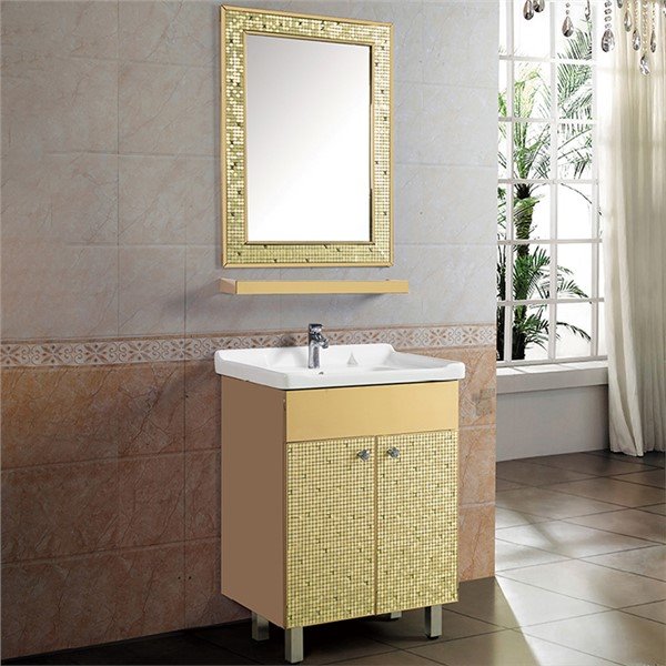 Edelstahl Badezimmer Bodenschrank